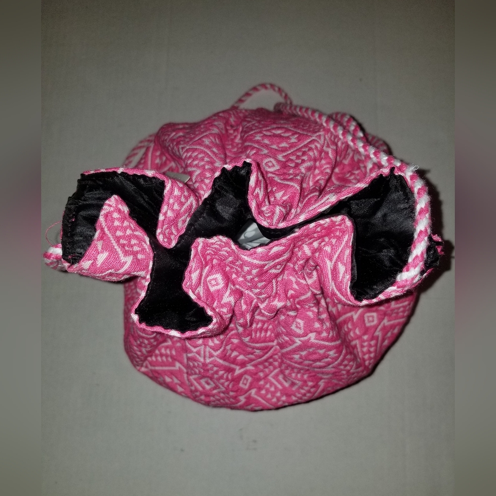 Patterned Aztec Geometric Drawstring Cinch Bucket… - image 7